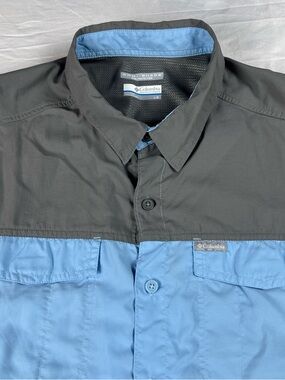 Columbia Omni Shade Vented Fishing Shirt Mens  Large